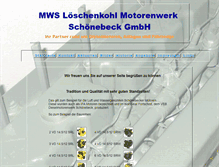 Tablet Screenshot of diesel-schoenebeck.de